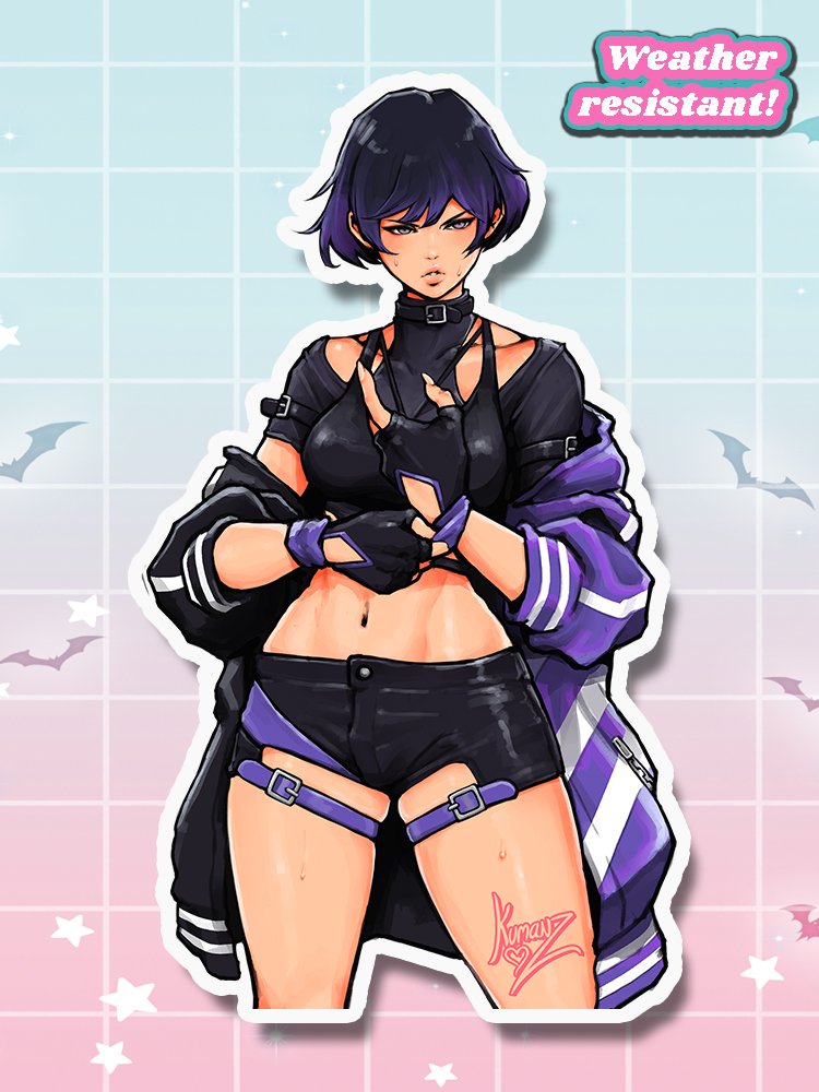 Purple Lightning XL Sticker product image (1)