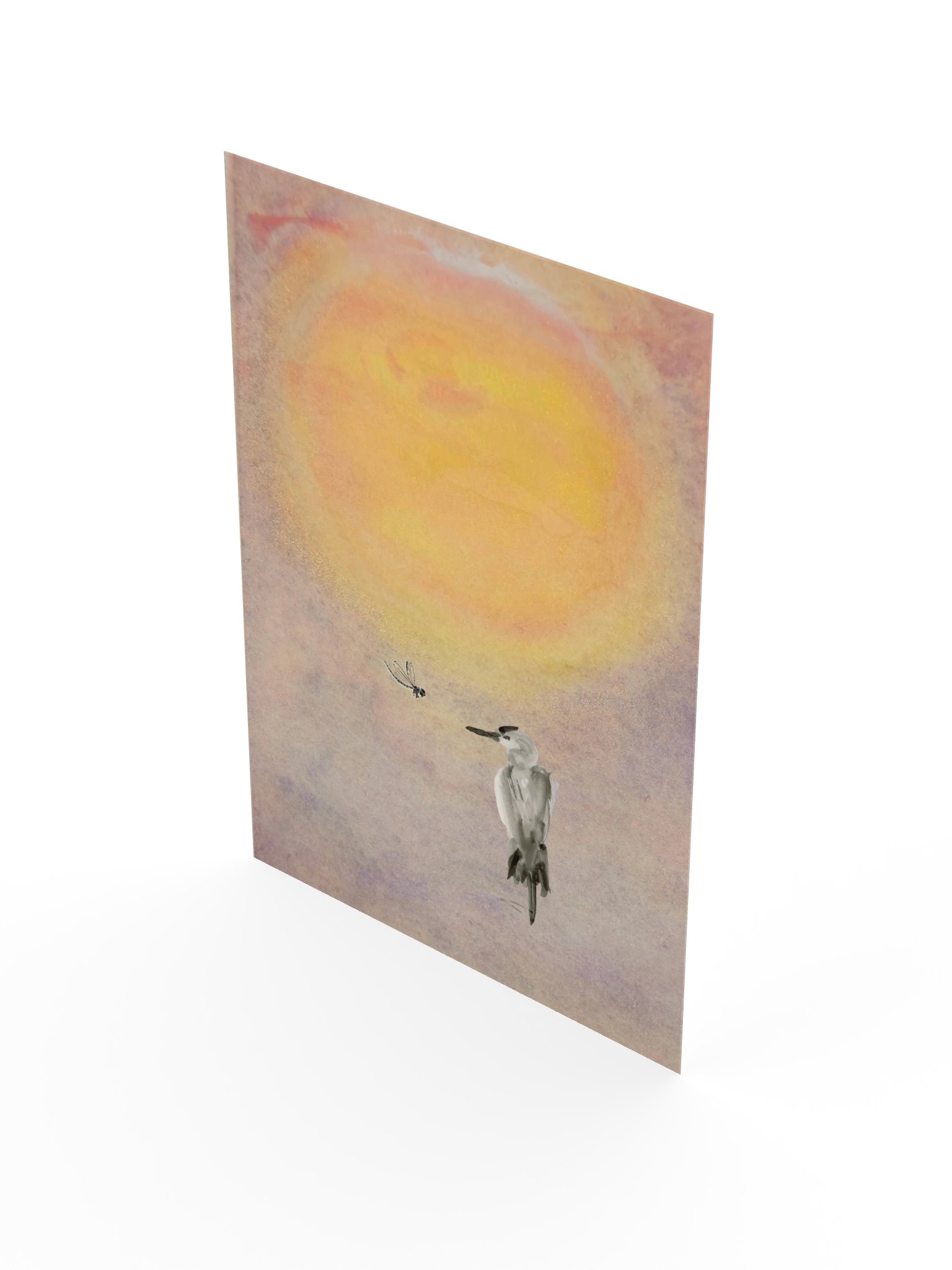 Sun, Bird And Dragonfly Print product image (15)