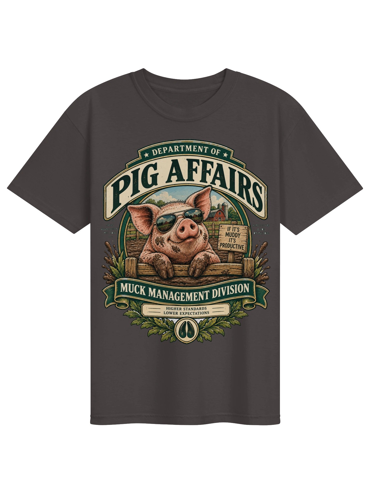 Department of Pig Affairs Heavyweight Tee product image (8)
