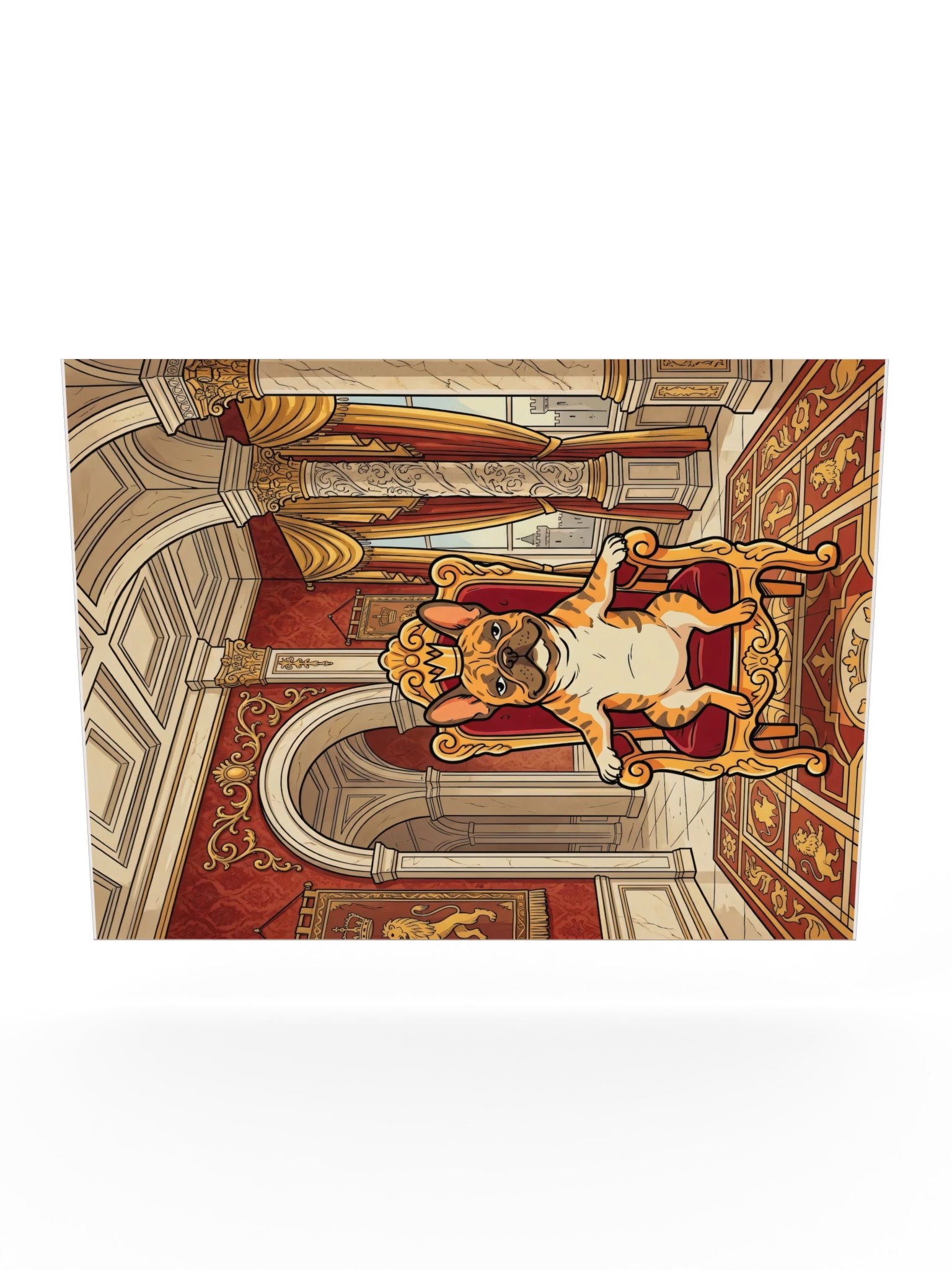 French Bulldog on the Throne Poster product image (24)