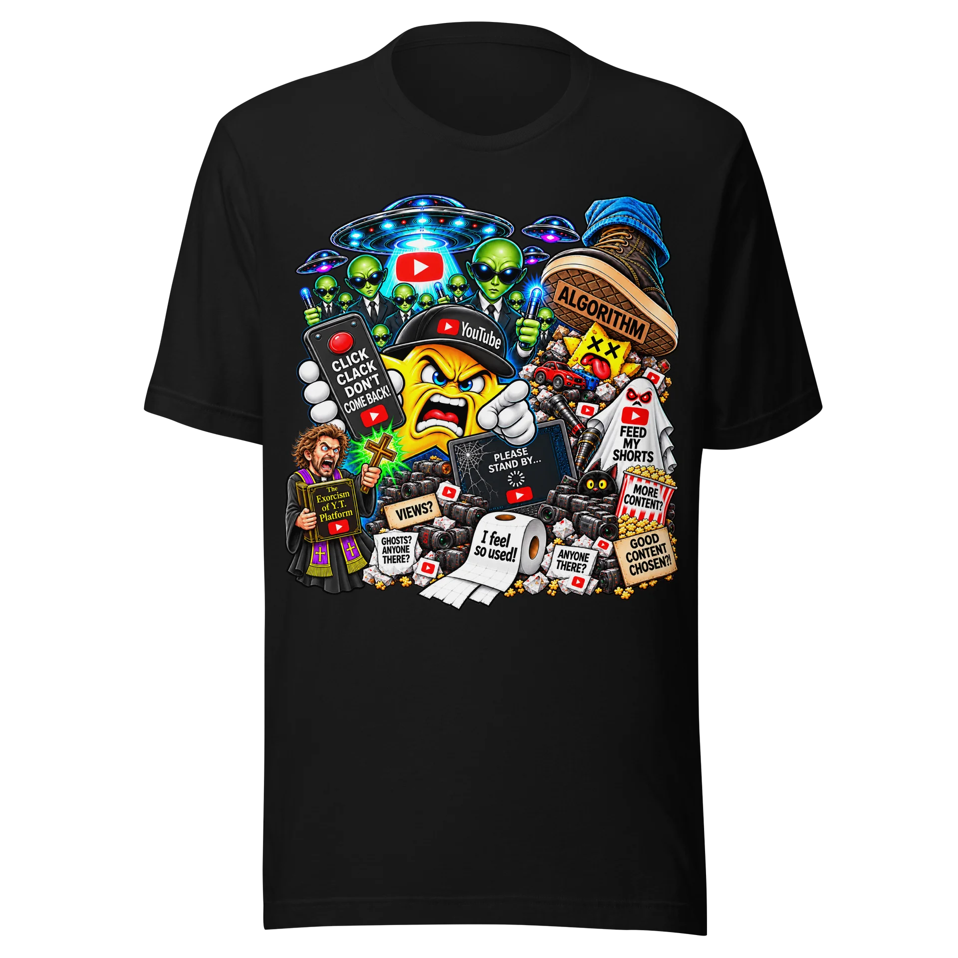 YouTube WTF?! – Have a Non-Short-Feeding Day Creator Rant Tee product image (1)