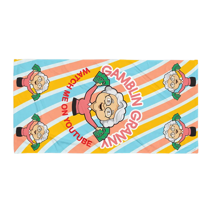 Gamblin Granny Vibrant Beach Towel product image (1)