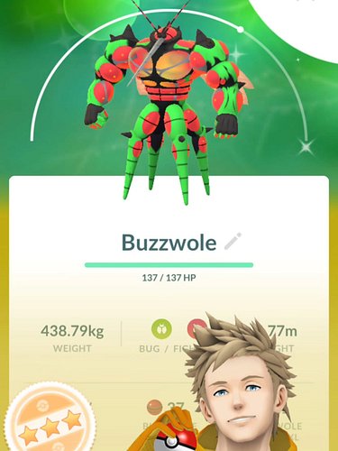 I had to share this one. Got it via a remote raid. Very lucky for it to be a shiny but it's also 98% total IV's! What's your ...