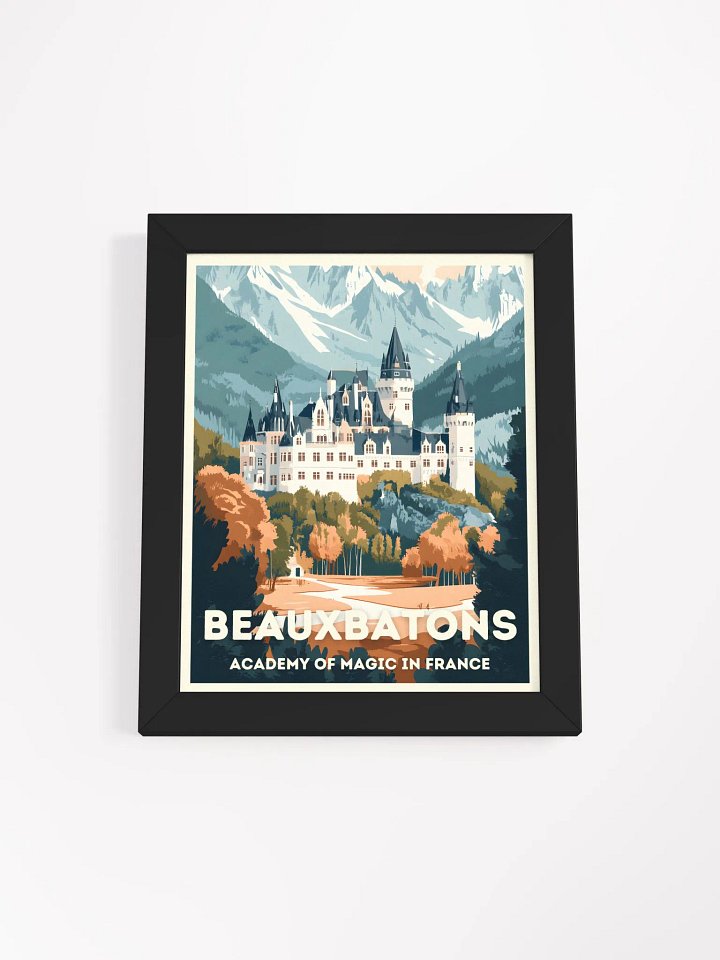 France Magical School Vintage Travel Poster product image (1)
