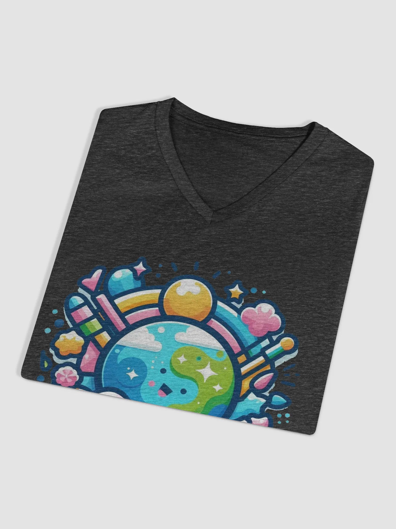Whimsical Earth V-Neck Tee product image (11)