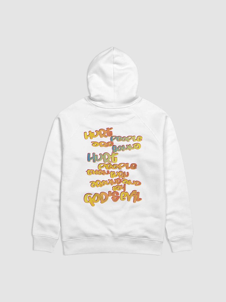 Hurt People - Graffiti - Stanley/Stella Eco Hoodie (BACK) product image (1)