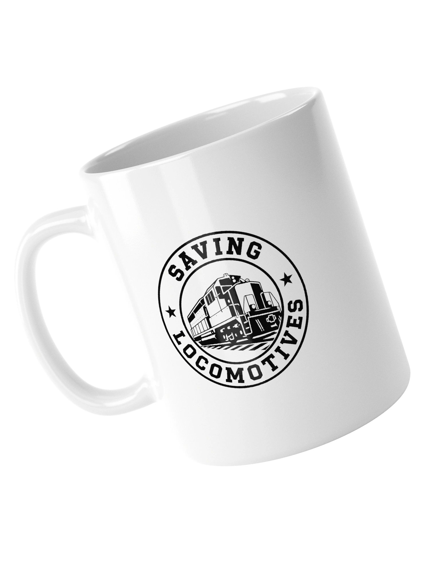 Saving Locomotives White Ceramic Mug product image (13)