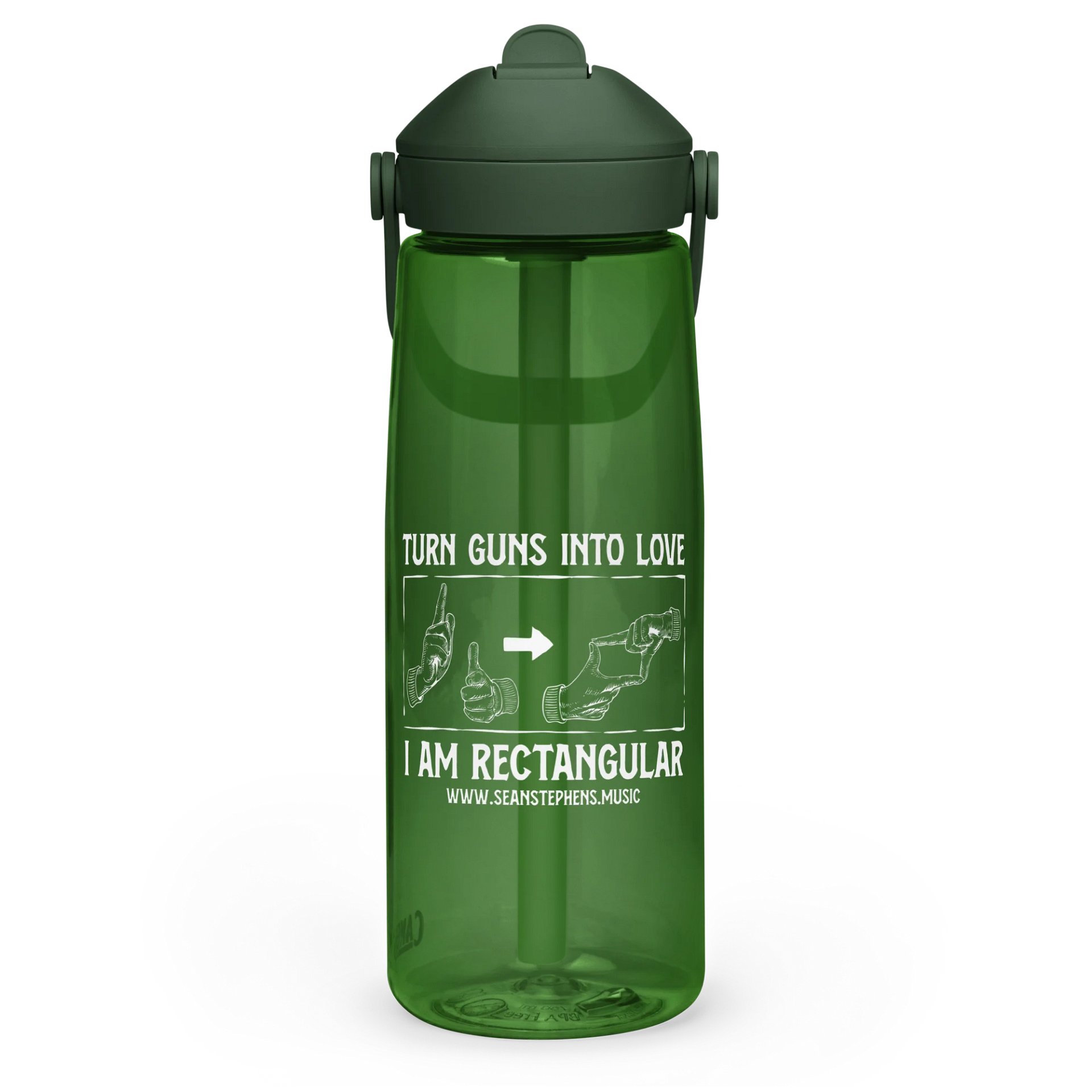 Turn Guns Into Love Water Bottle product image (1)