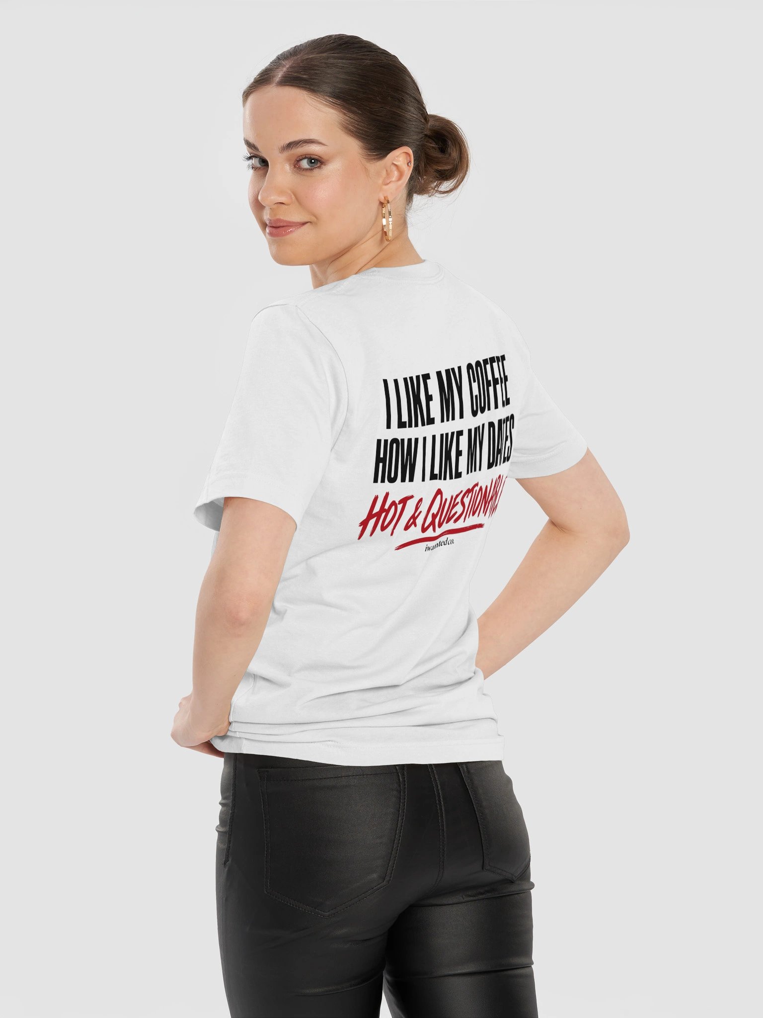 I Like My Coffee Hot & Questionable T-Shirt product image (7)