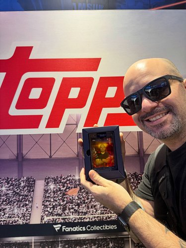 Guess who got himself made into a super exclusive 1 of 1 official @topps trading card 🤔