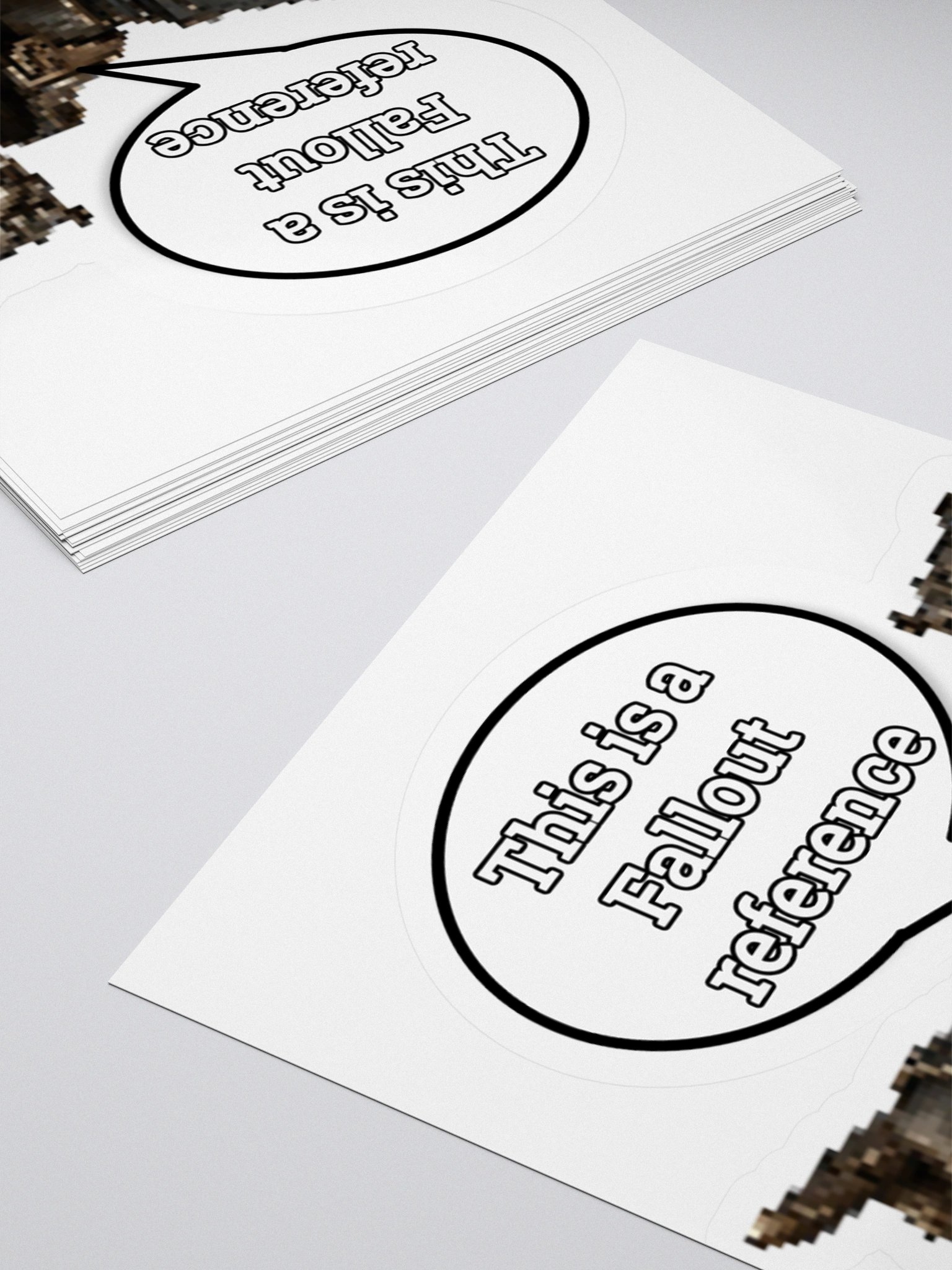 "This Is A Fallout Reference" Sticker product image (4)