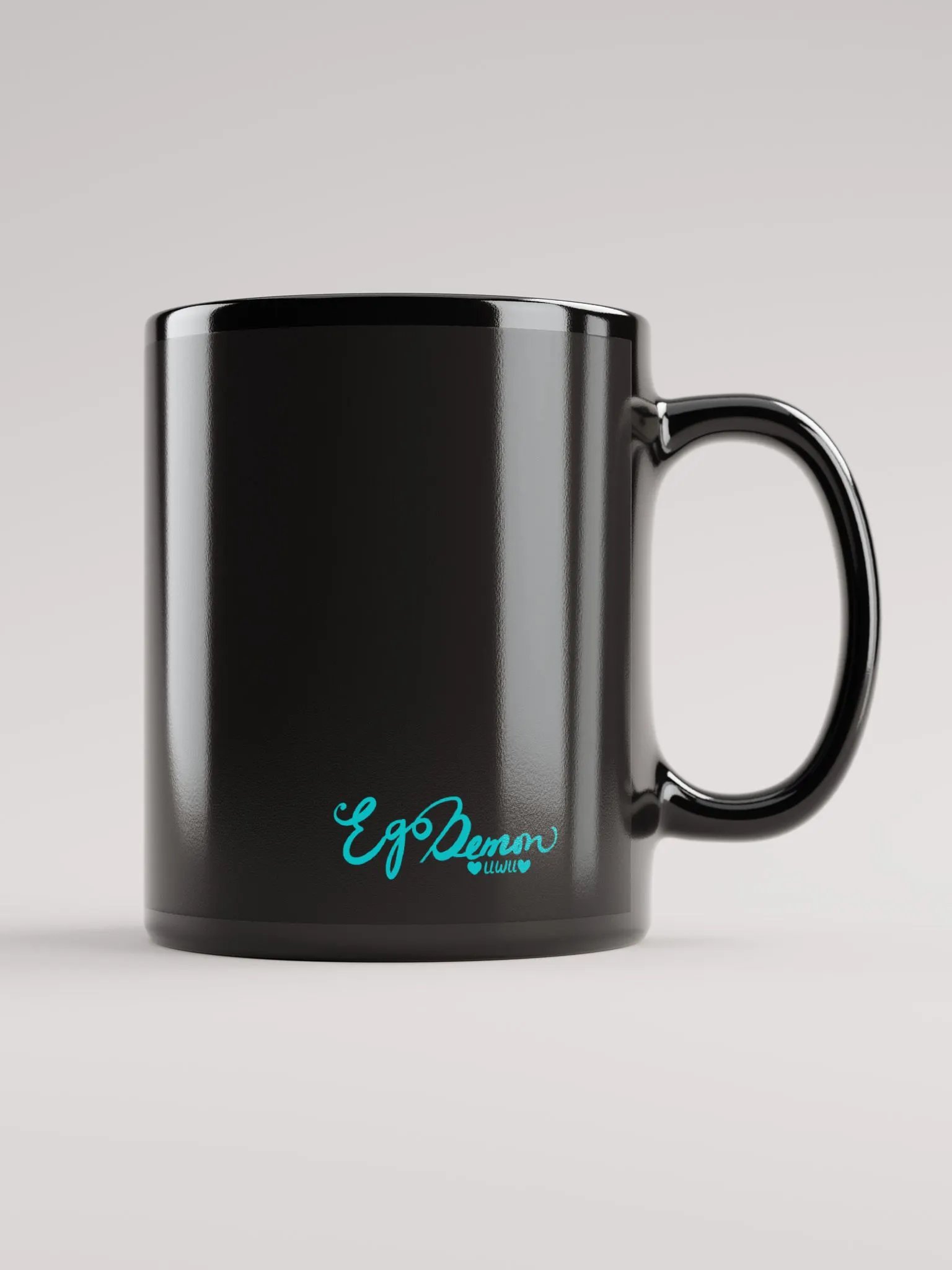 Cute Demon Black Glossy Mug product image (4)