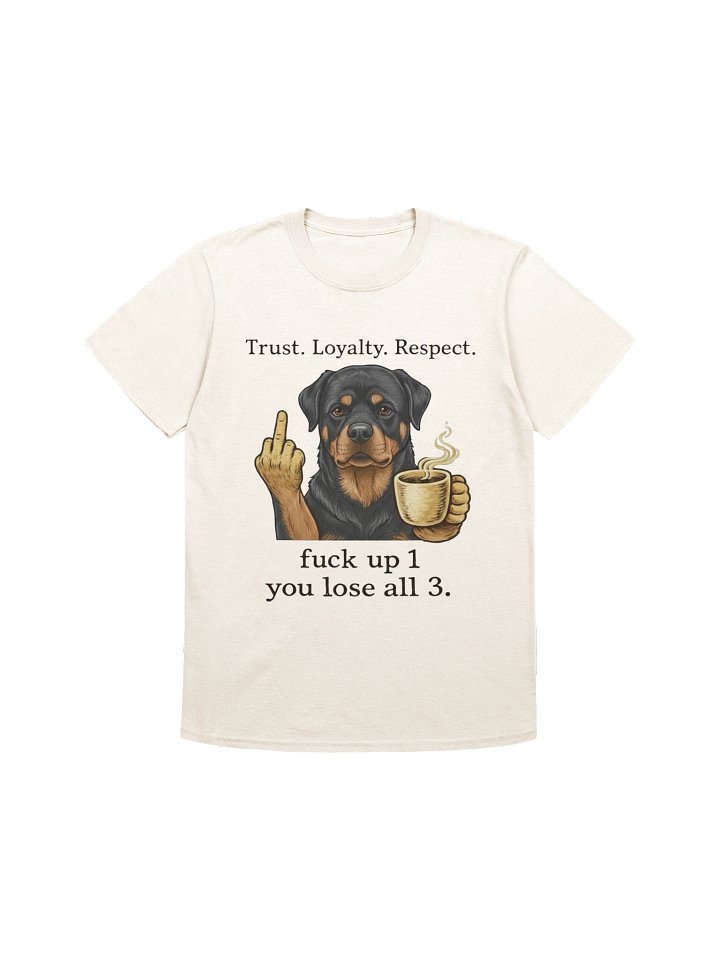 Rottweiler Middle Finger T-Shirt product image (3)