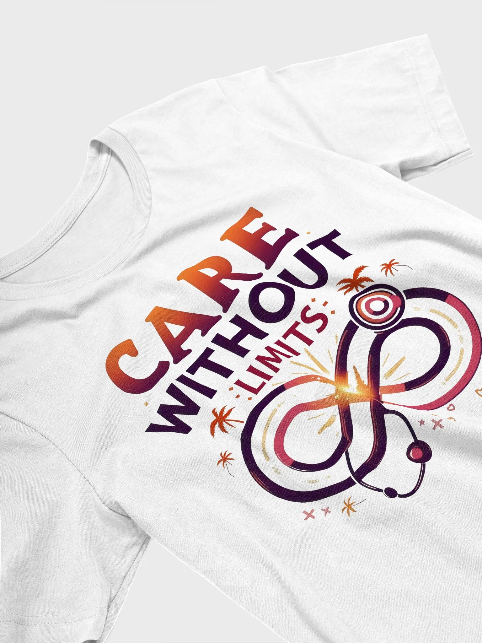 Infinite Care Stethoscope T-Shirt product image (22)