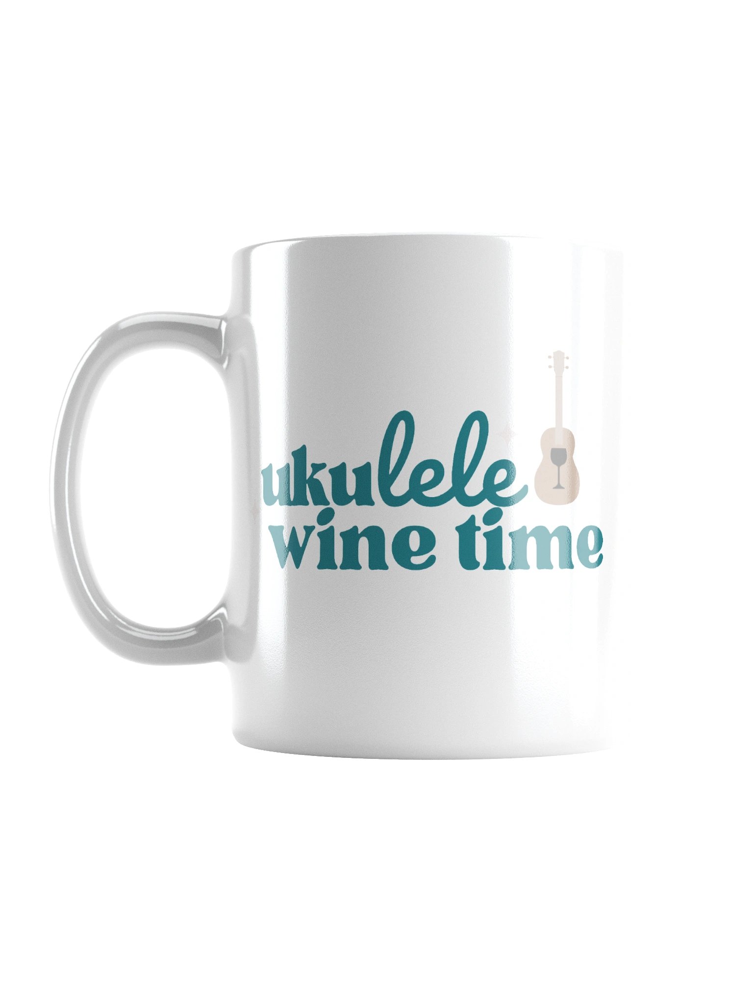 Ukulele Wine Time Mug product image (1)