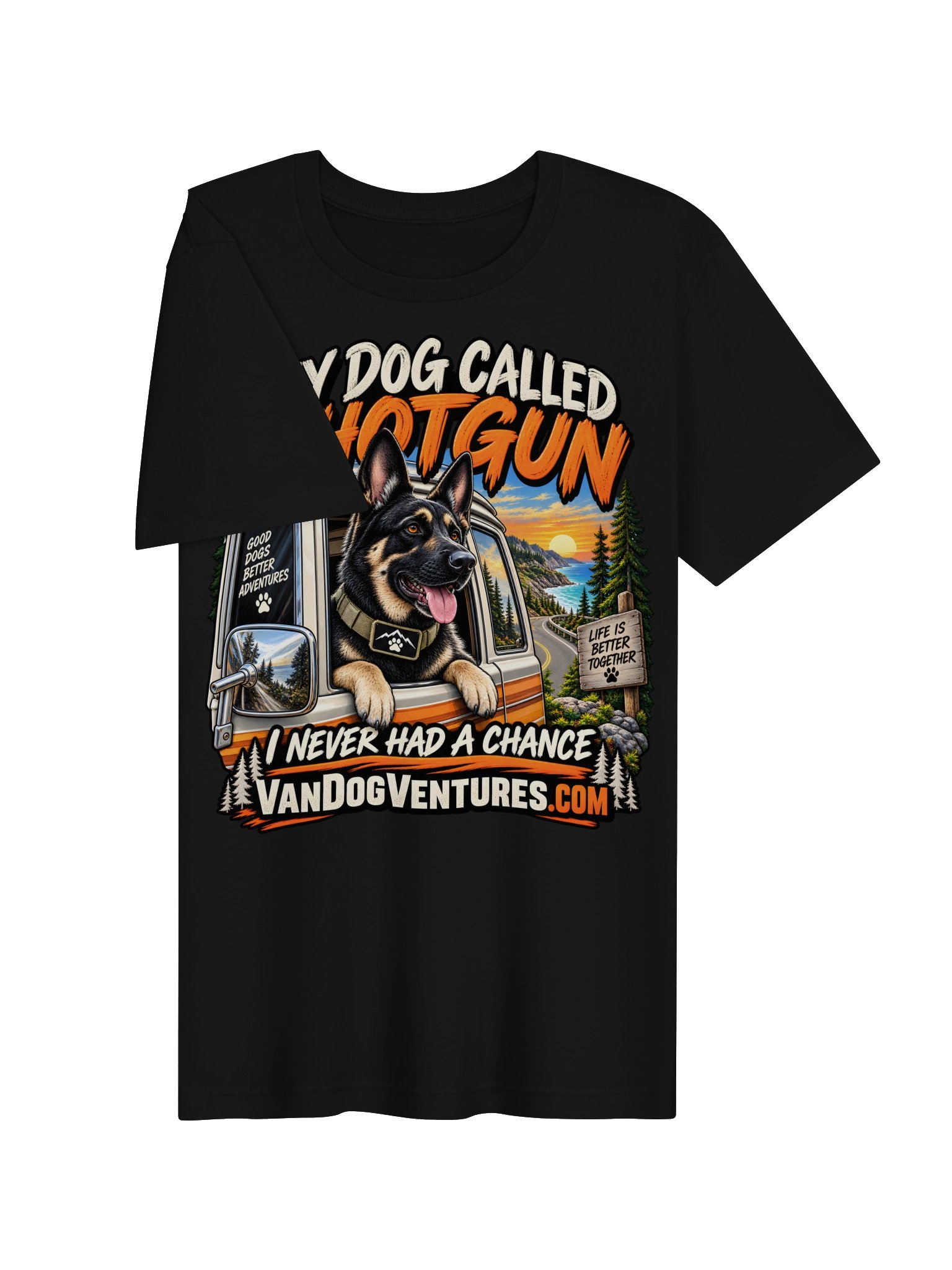 My Dog Called Shotgun Adventure T-Shirt product image (3)