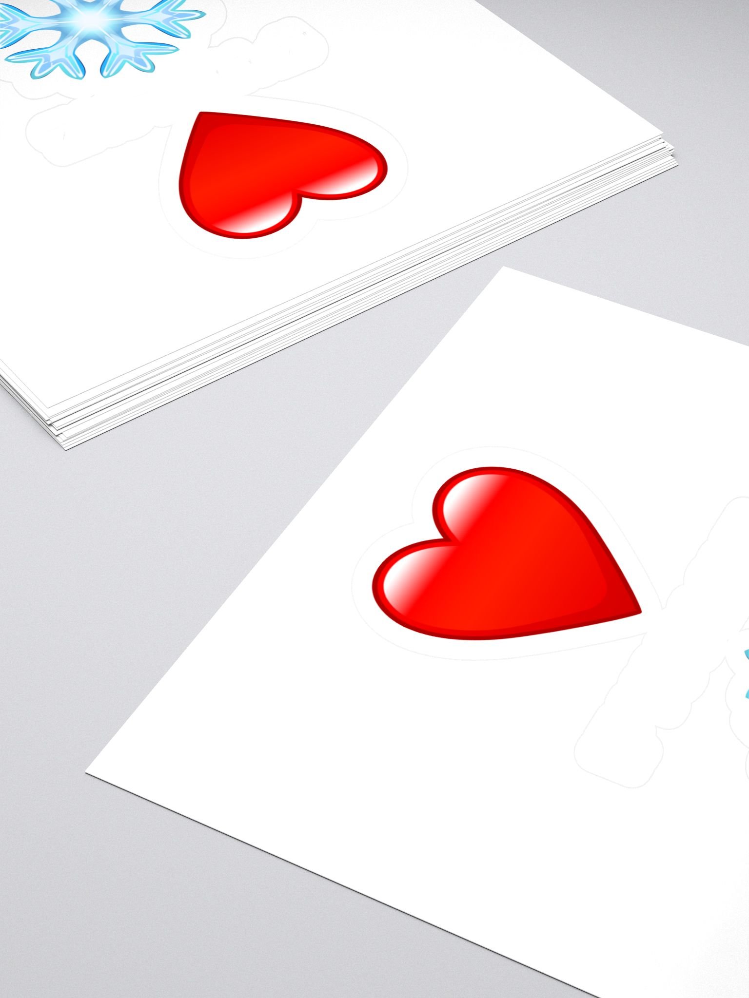 Heart if you Love Snow Sticker! product image (4)