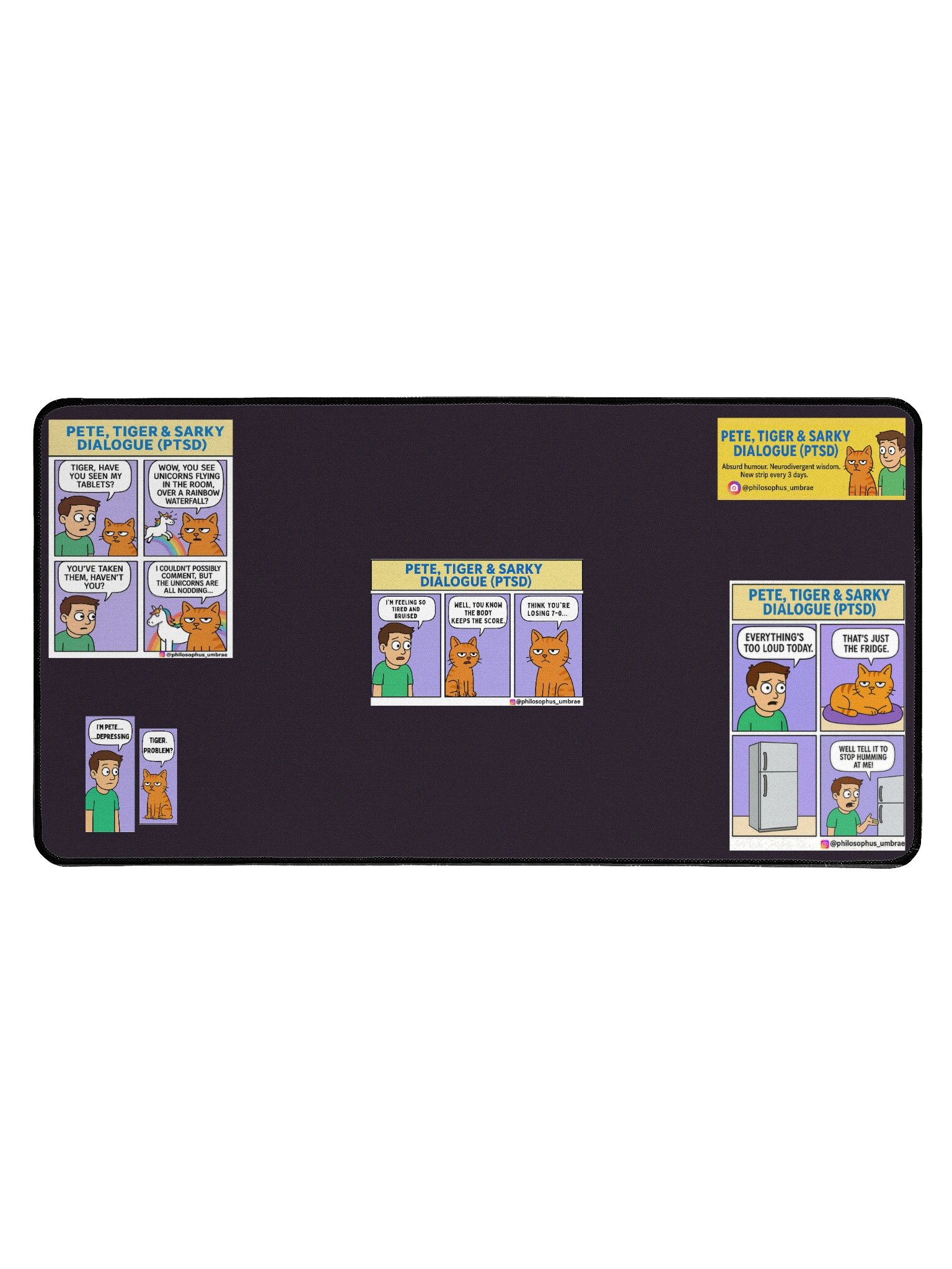PTSD CARTOON [mousemat] product image (1)
