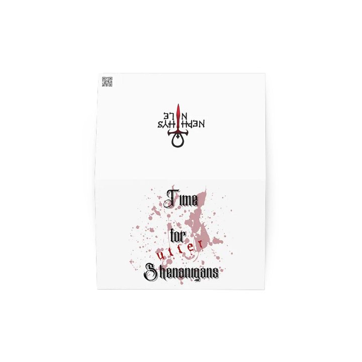 Time for utter shenanigans card product image (4)