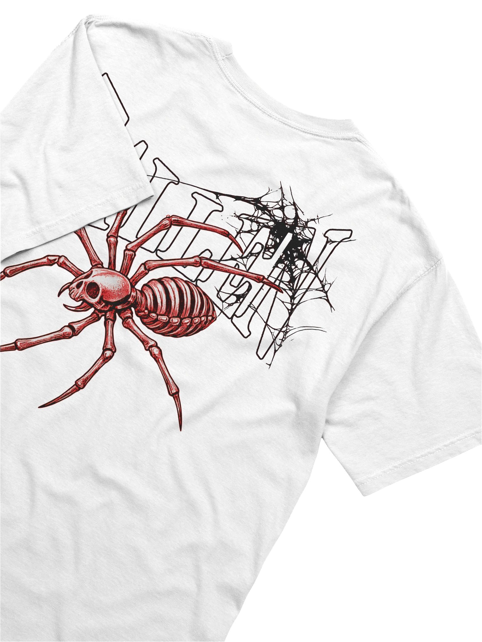 F4LLEN Spider Skeleton T-shirt [ White ] product image (6)