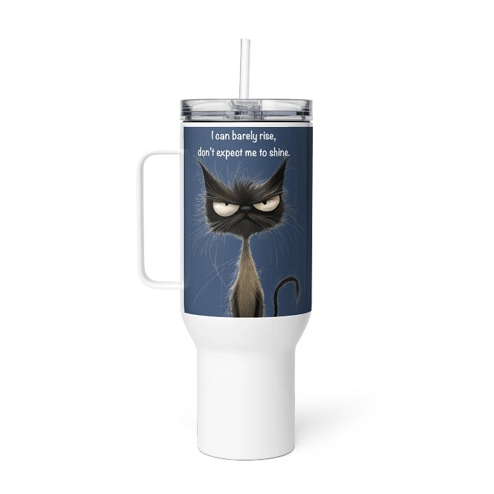 Disgruntled Kitty Travel Mug product image (1)