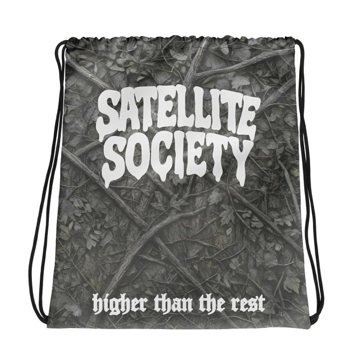 Satellite Society Drip Drawstring Bag (BlueRidge Bark) product image (1)