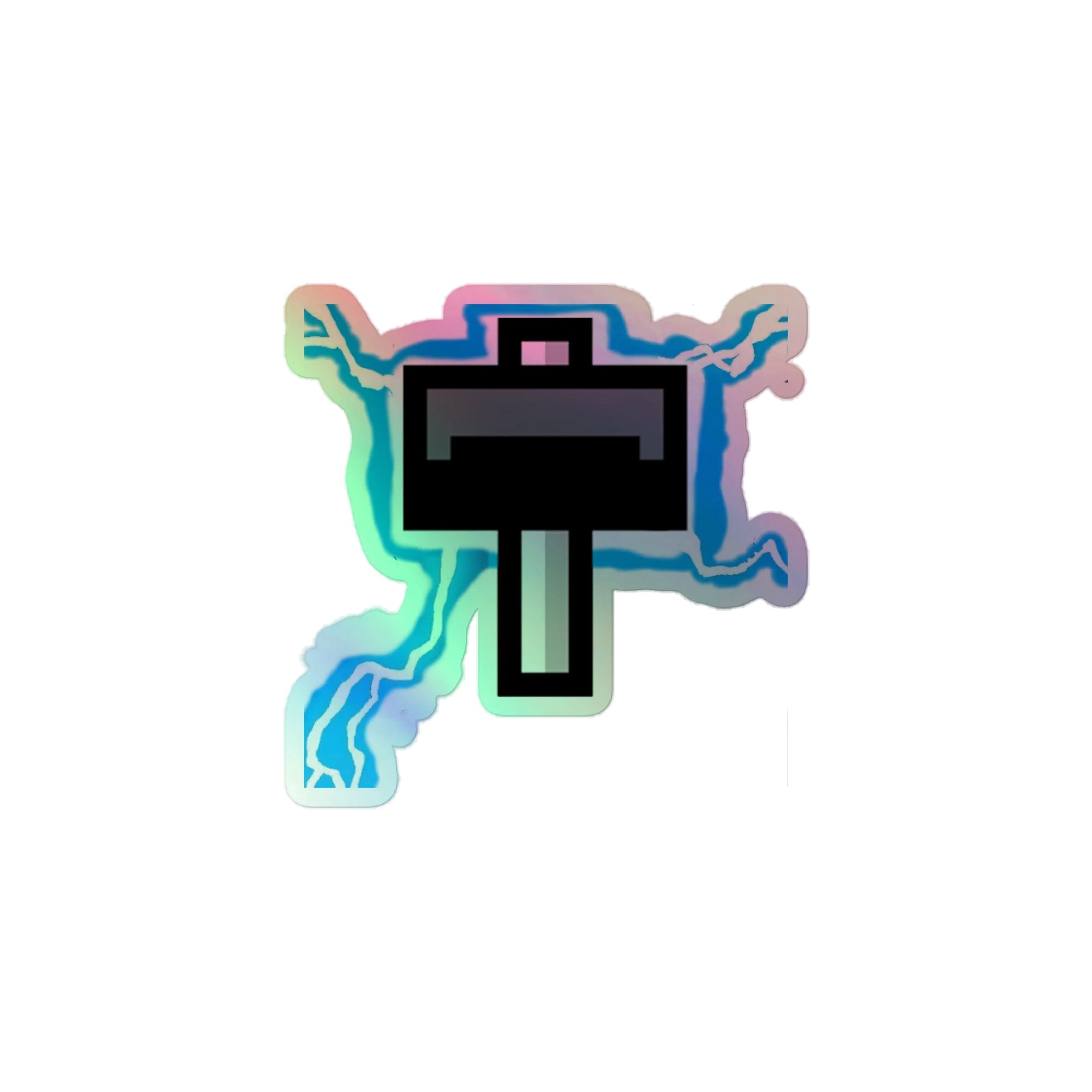 Electrifying Hammer Holographic Sticker Set product image (1)