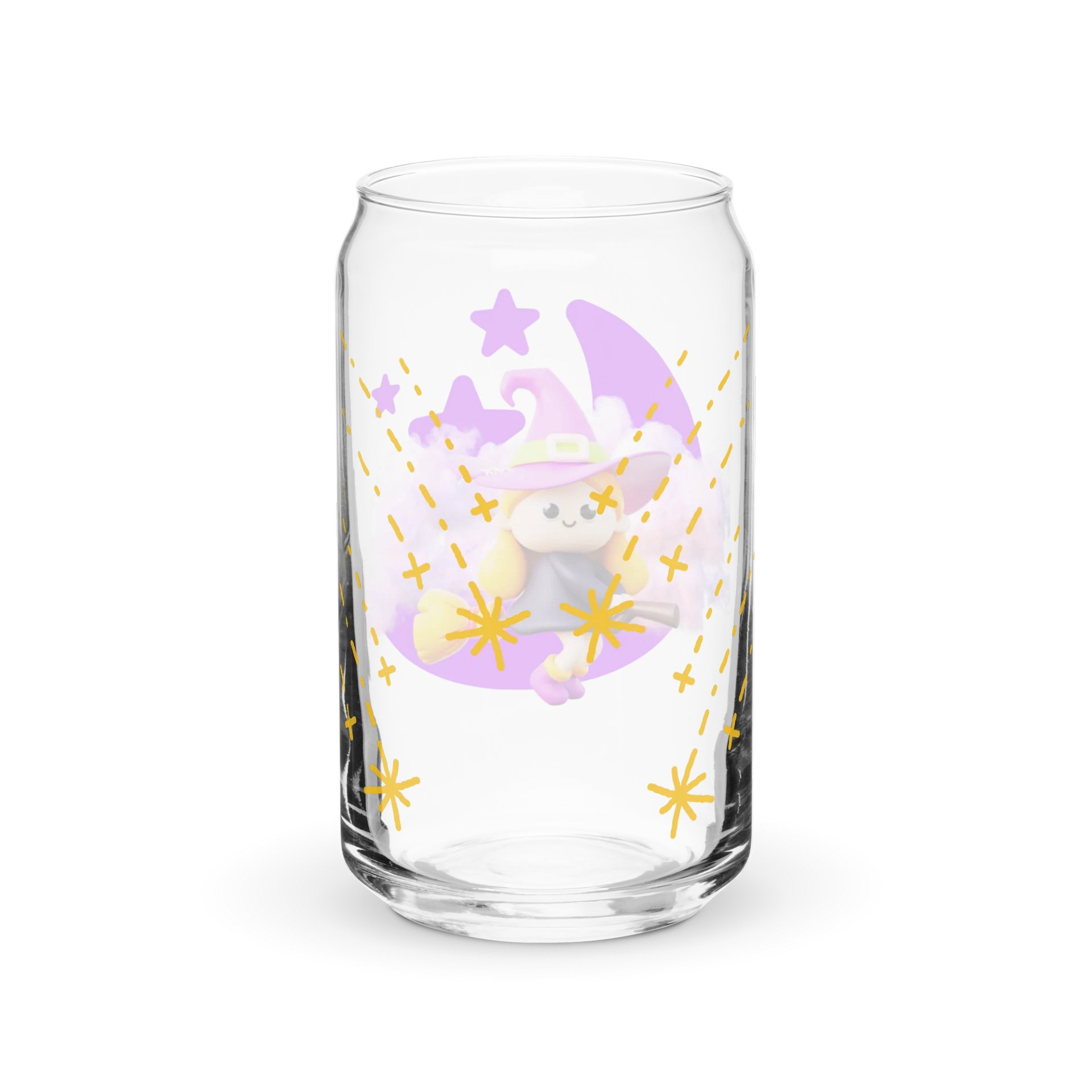 Whimsical Witch Can-Shaped Glass product image (3)