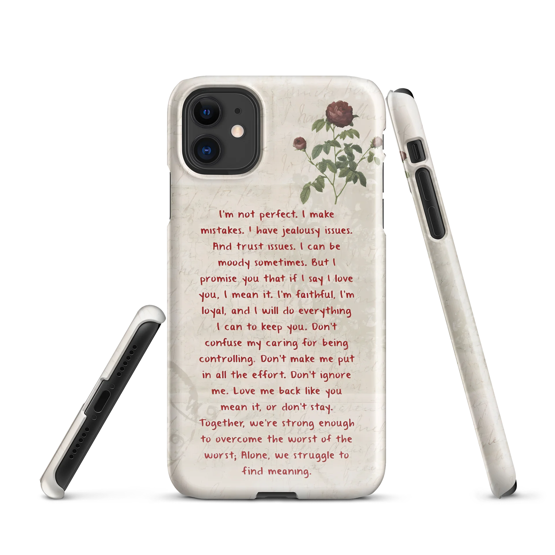 Rose Imperfection Snap Case product image (1)