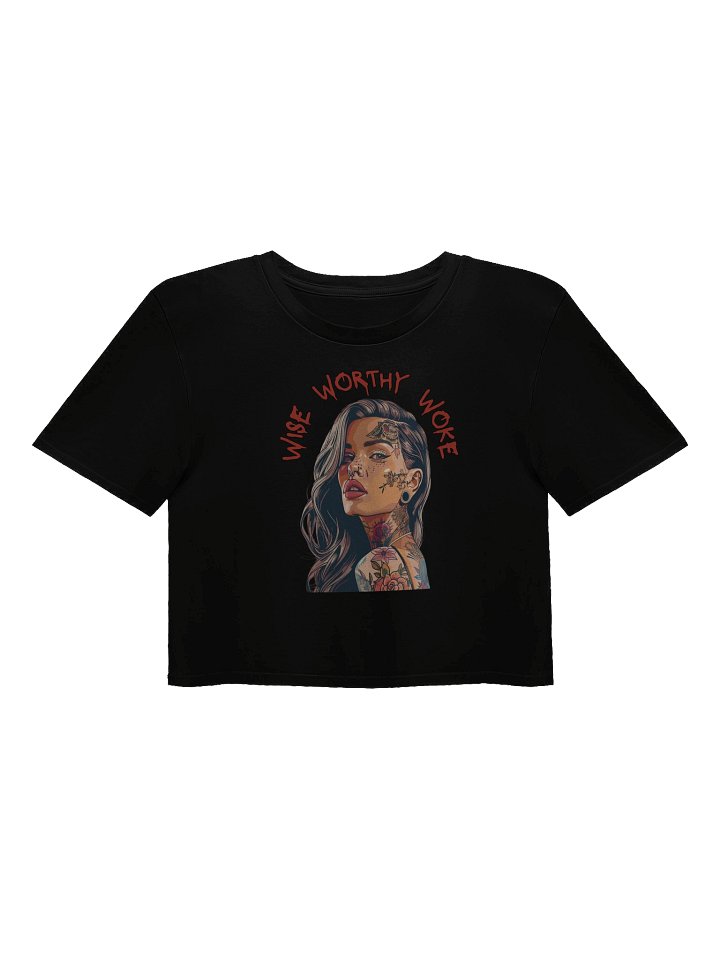 Wise Worthy Woke Women's Crop Top product image (3)