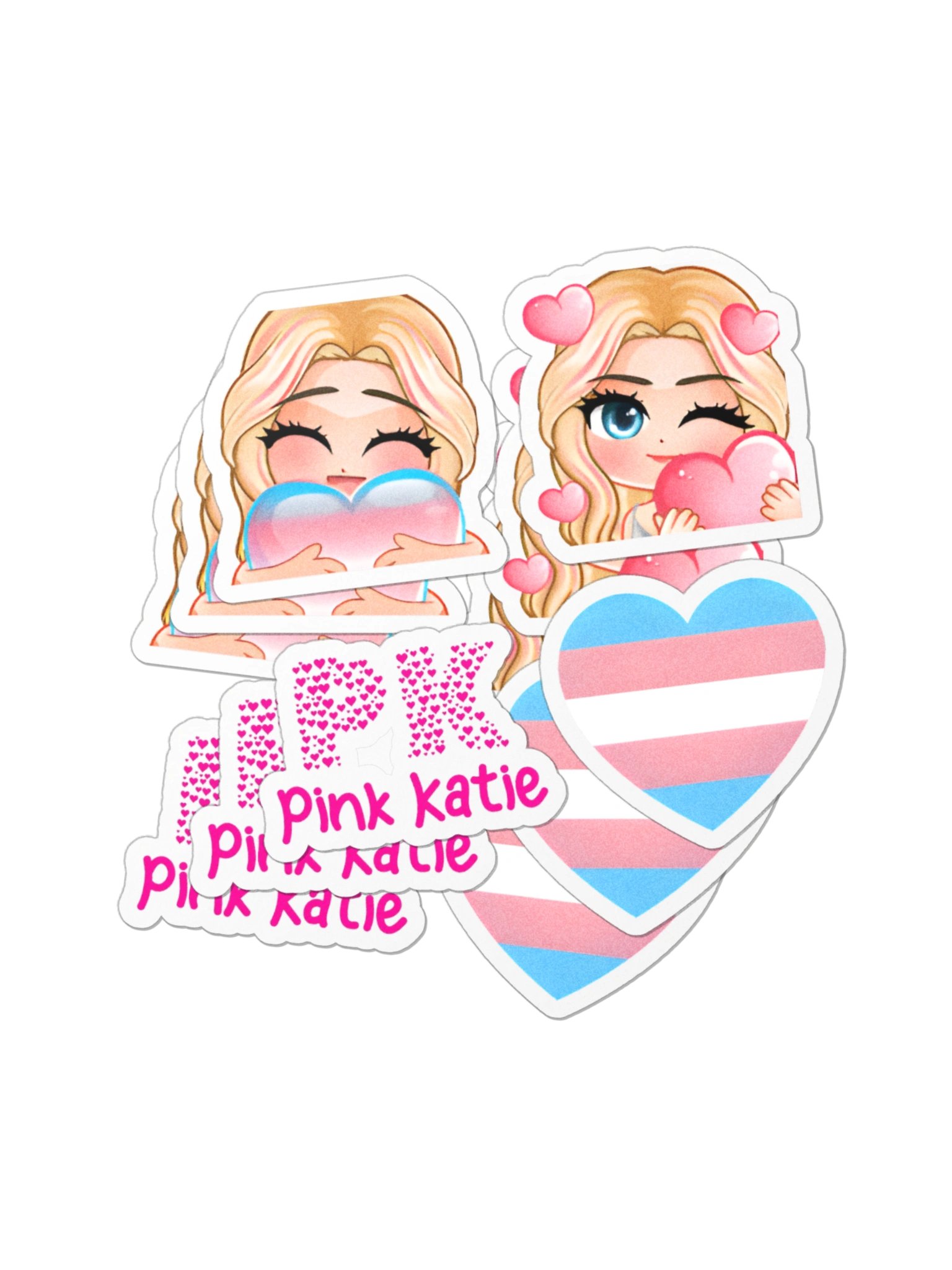PinkKatie Hearts Stickers product image (2)
