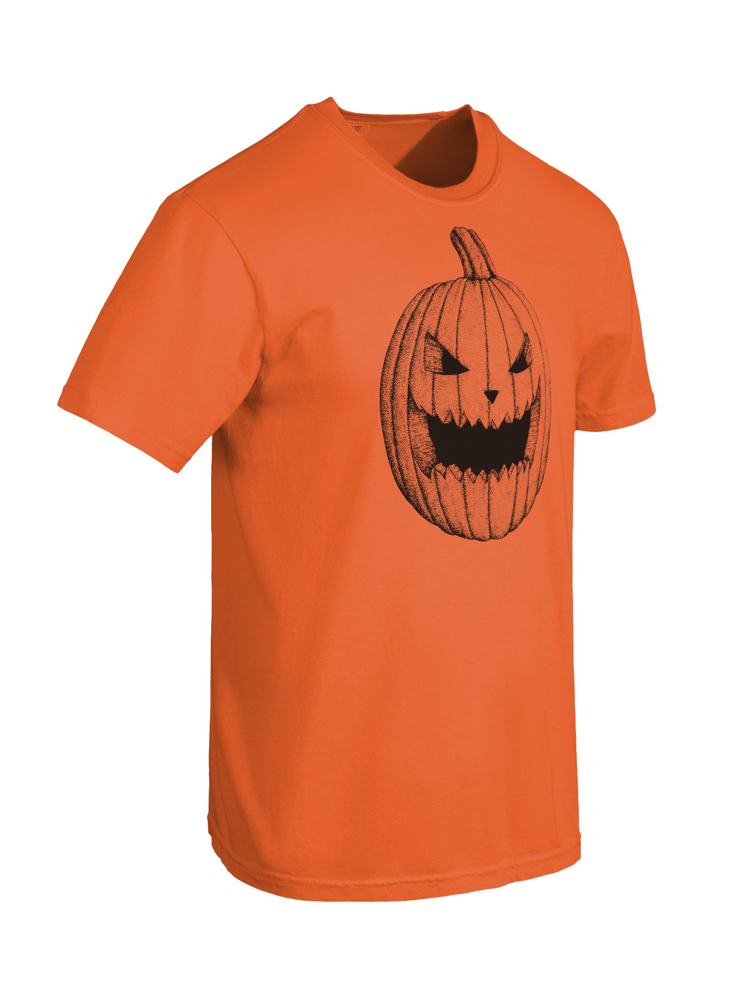 Burnt Orange Jack-O-Lantern Heavyweight Tee product image (8)
