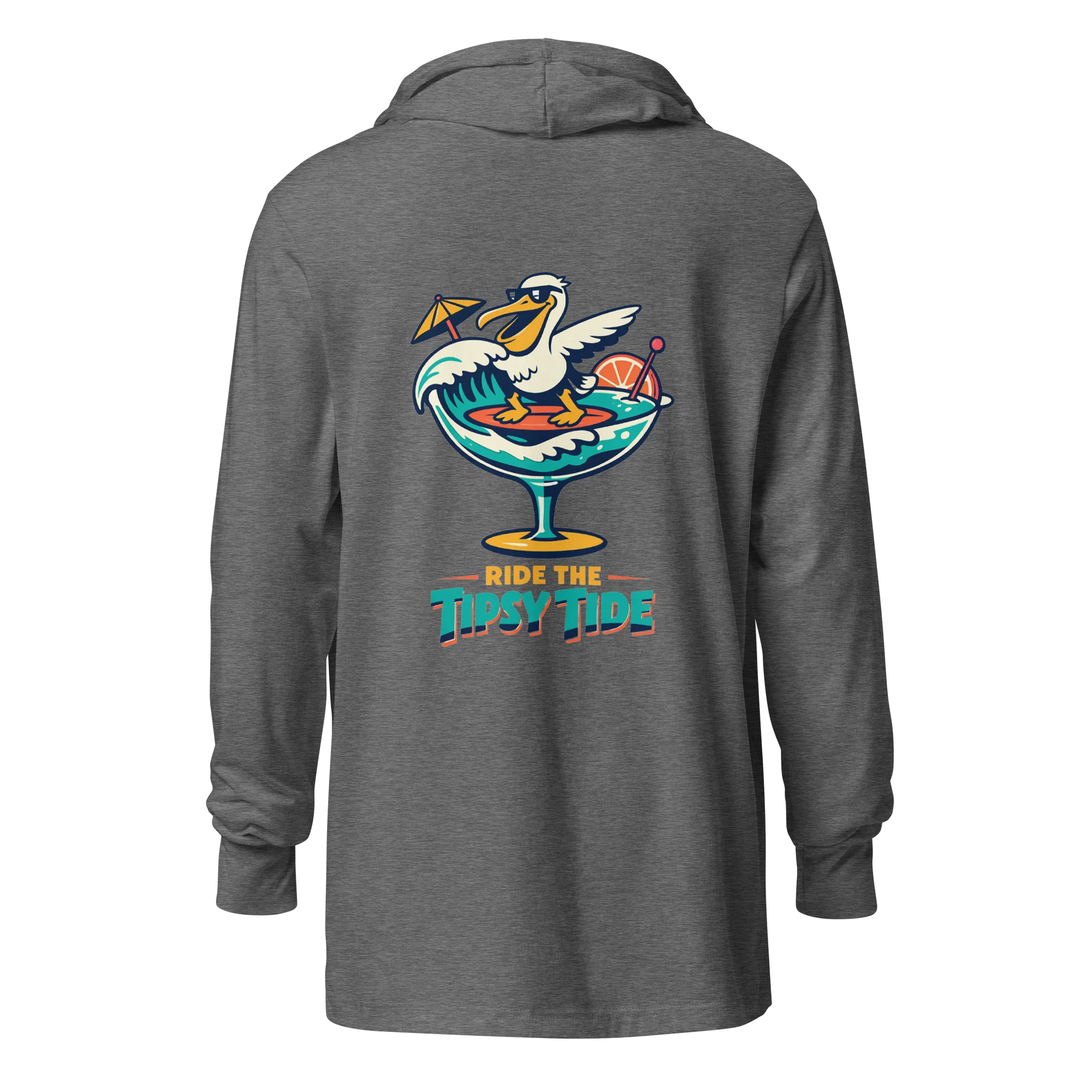 Surf's Up Pelican Hooded T-shirt product image (1)