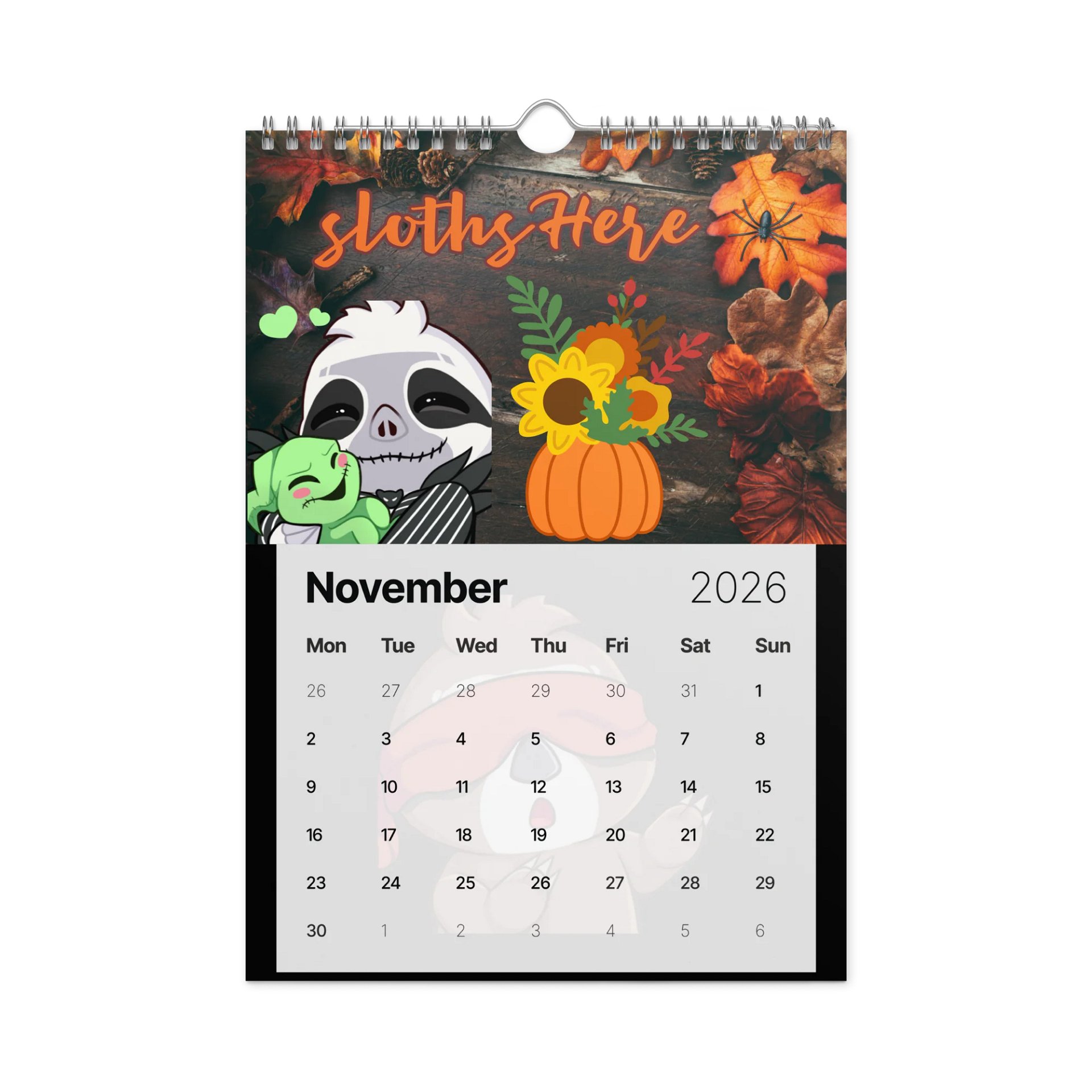 Sloths 2026 Calendar product image (12)