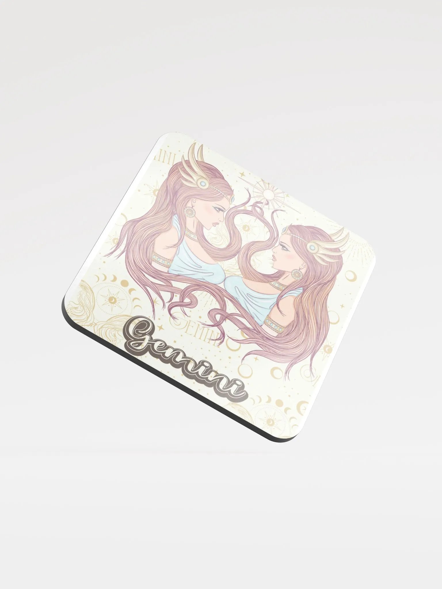 Gemini Cork Coaster product image (1)
