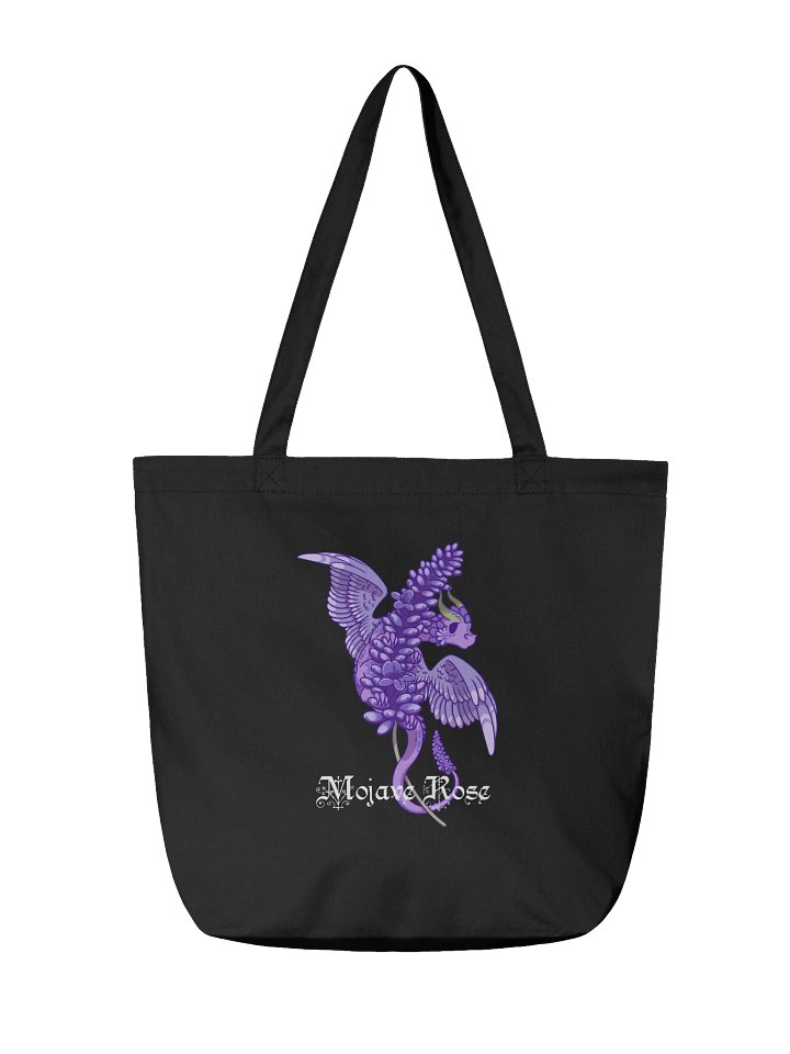 Whimsical Lavender Dragon Eco Tote Bag product image (4)