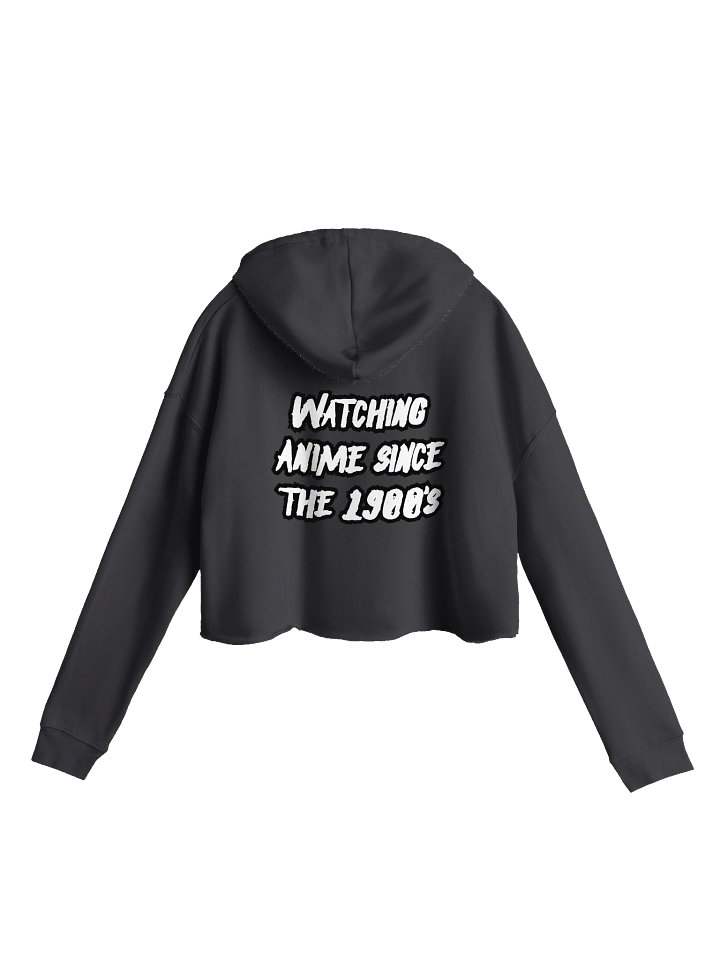 Retro Anime Hoodie - Women's Crop Pullover product image (8)