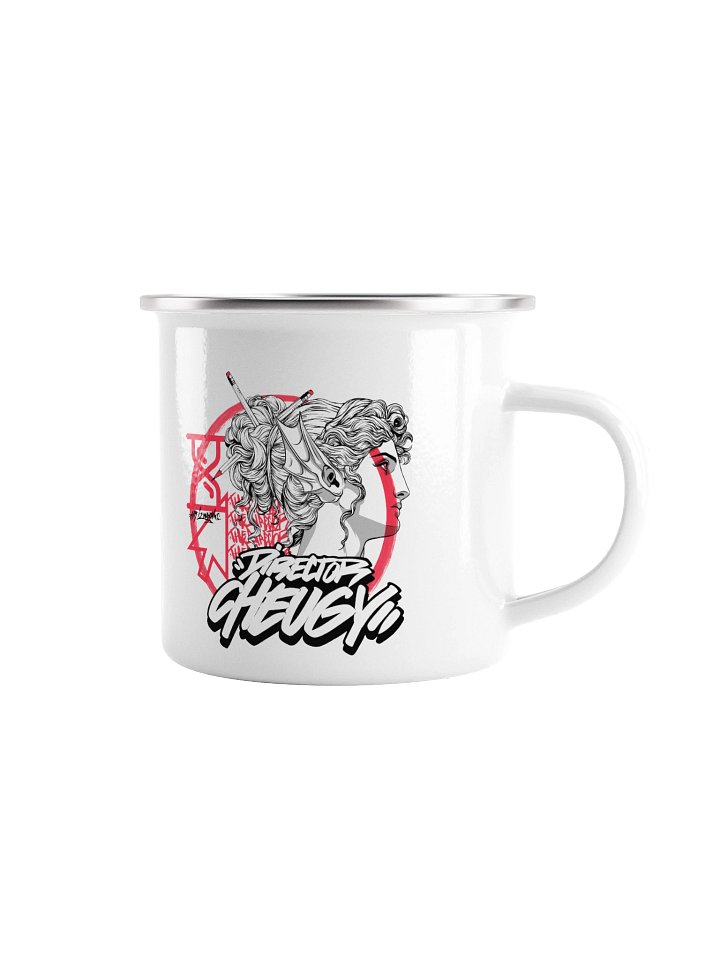 Bustin Enamel Mug (White) product image (1)