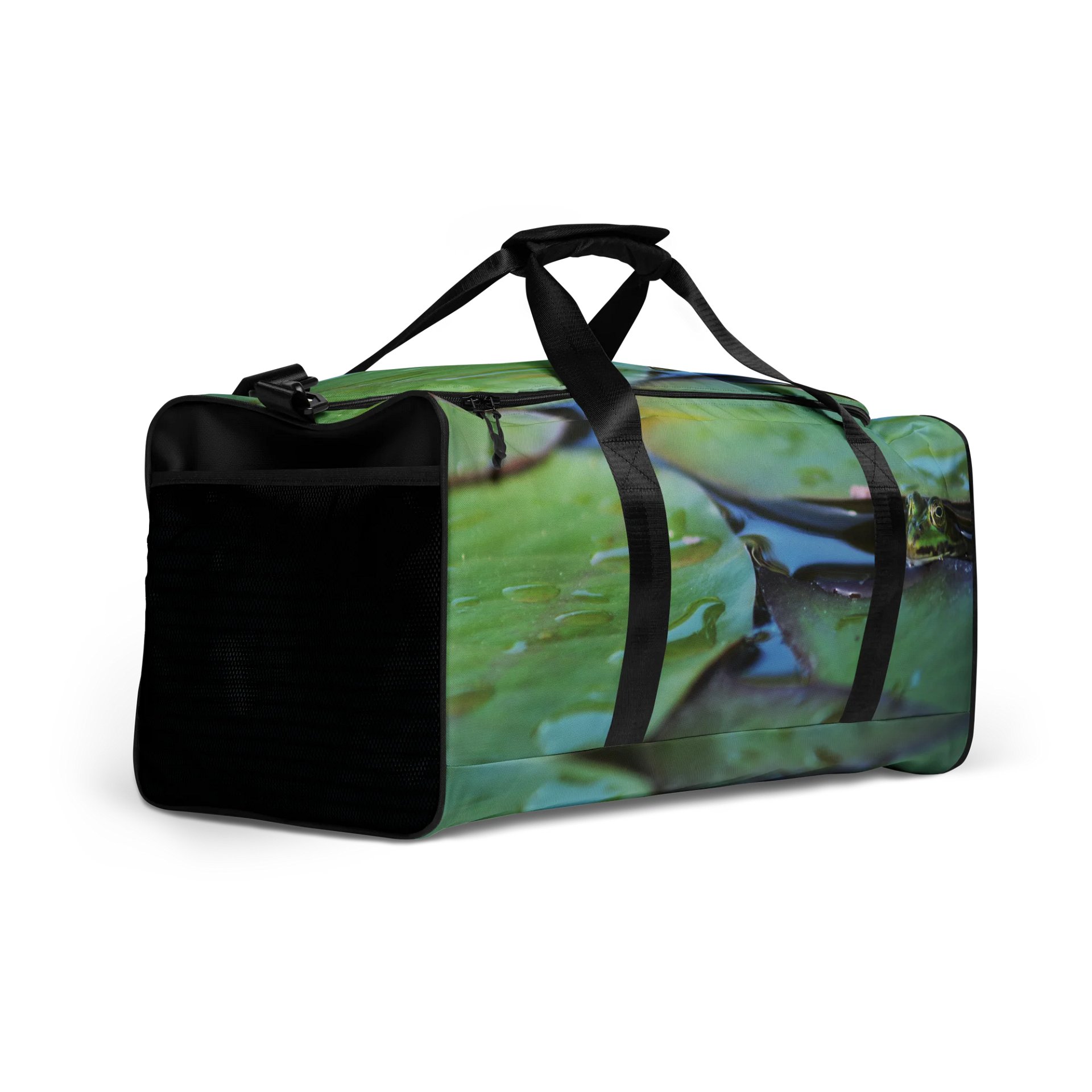 Travel bag - Frog under lily pad (Dark Design) product image (3)