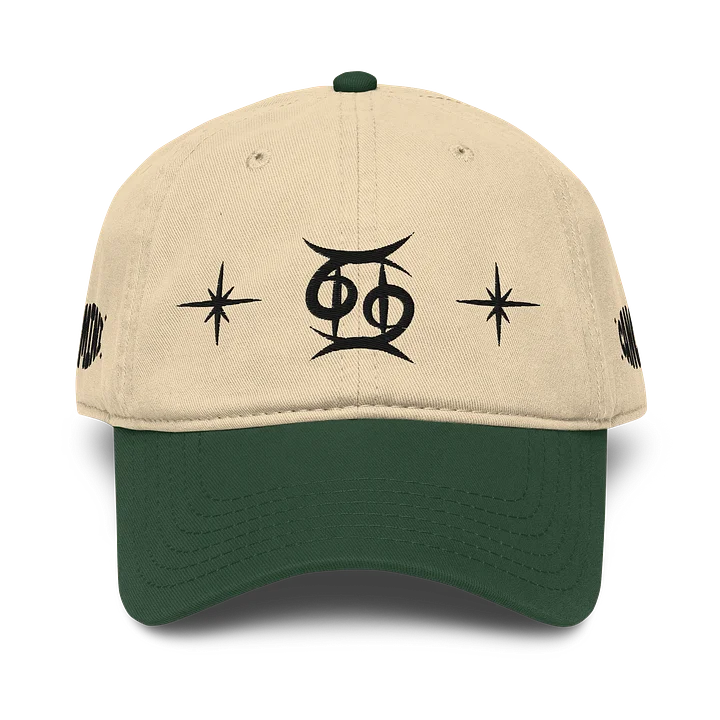 gemini-cancer cusp dad hat (black) product image (5)