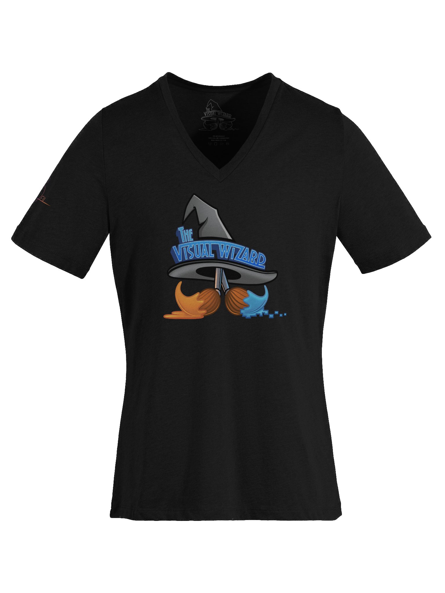 The Viz Wiz Logo (Full Color) Signature Series Women's V-Neck product image (41)