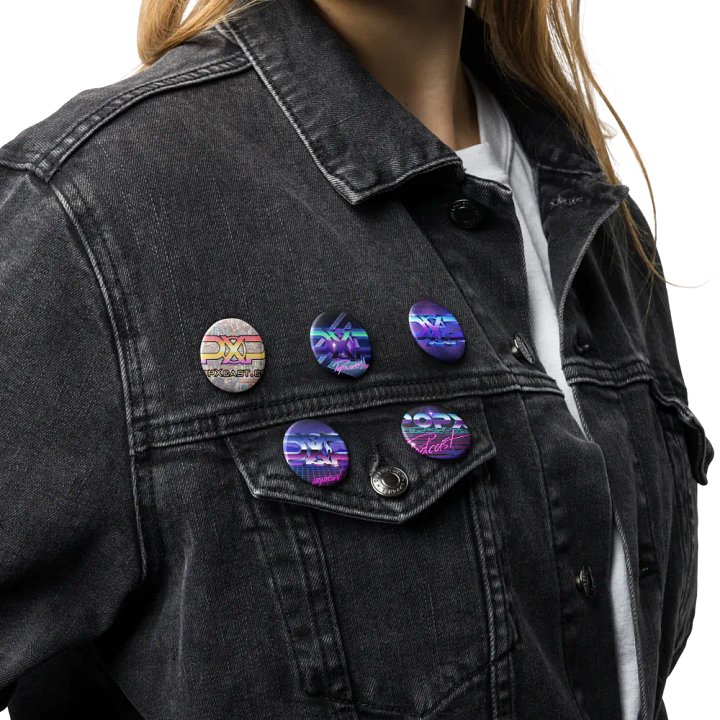 PopXcast Official Live Stream Pin Button Collector Set product image (2)