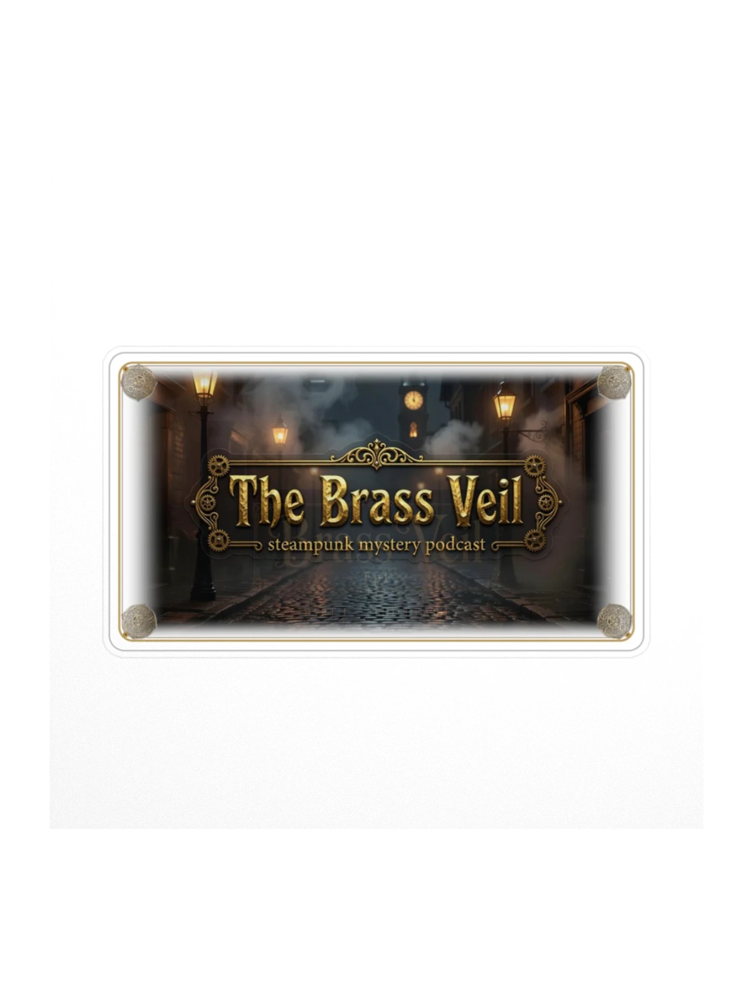 The Brass Veil — Title Sticker product image (1)