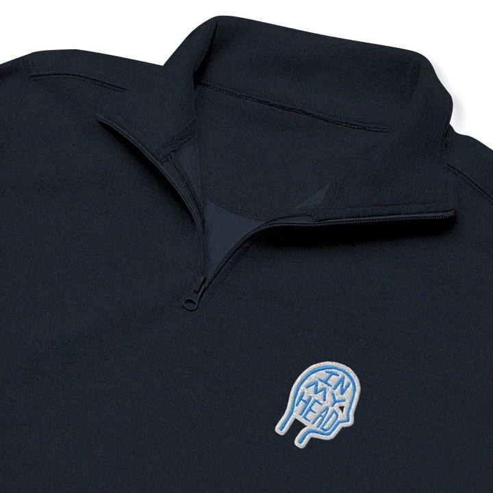 In My Head (aqua bubble design) embroidered quarter zip product image (11)