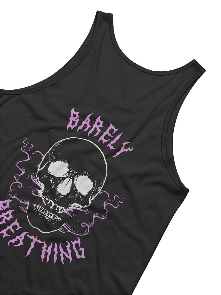 Barely Breathing Tank Top - White / Pink product image (1)
