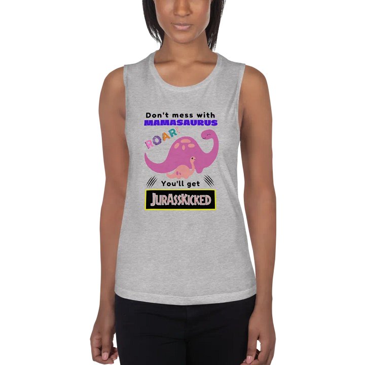 MAMASAURUS Roar Women's Flowy Tank product image (2)