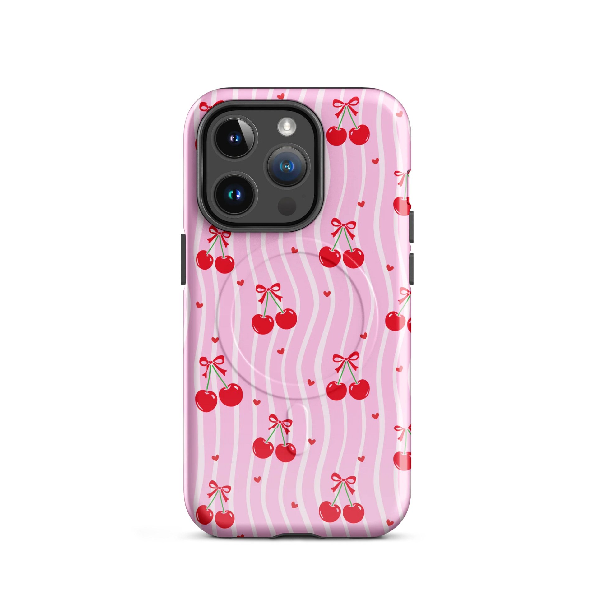 Cherry Blossom Dreams Tough Magnetic MagSafe® iPhone® 14, iPhone 15, iPhone 16, iPhone 17, Pro, Pro Max, Plus Cases. product image (2)