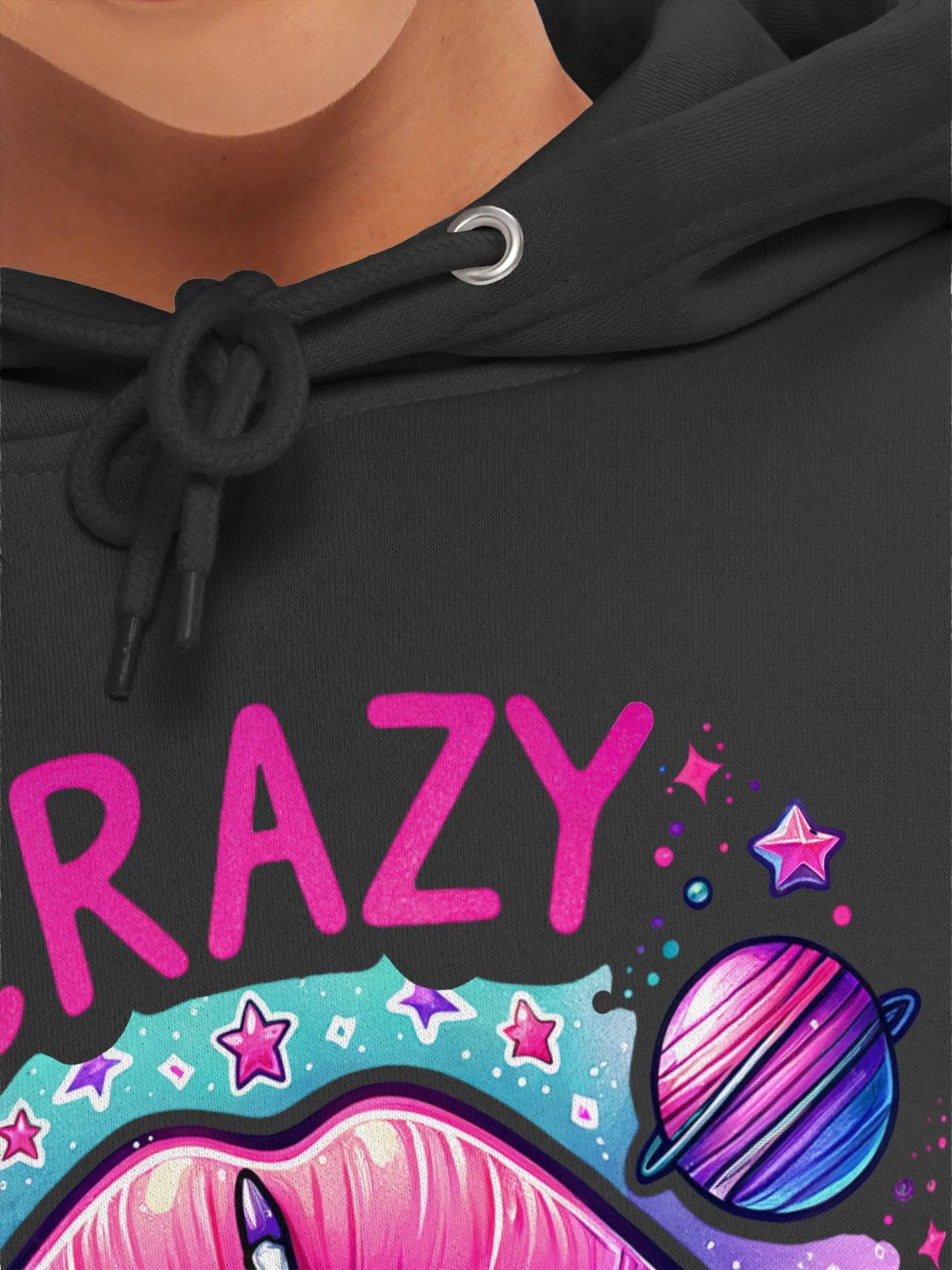 Psychedelic Lips Unisex Hoodie product image (7)