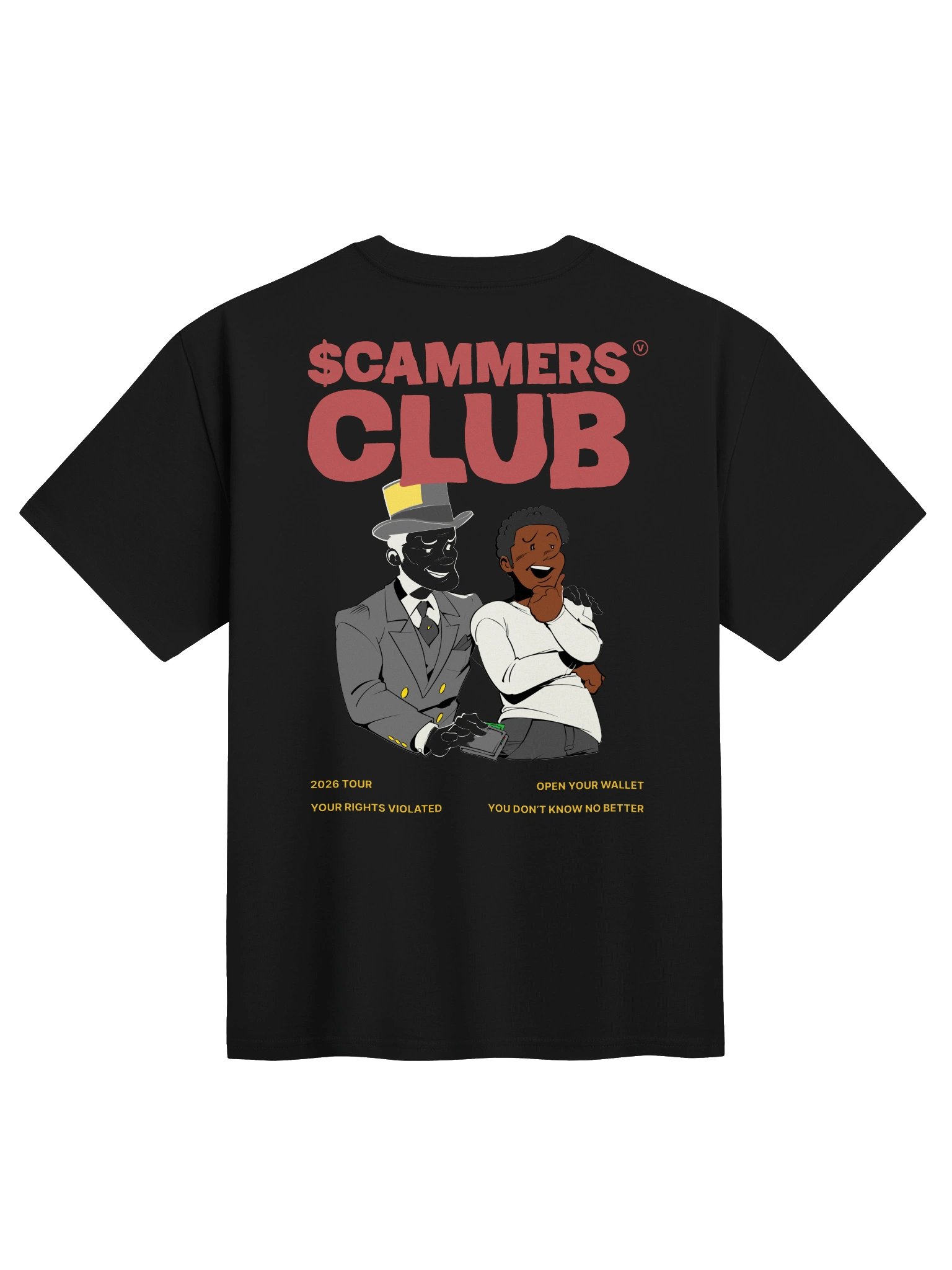 The Scammers Club "Wishful Thinking" Limited Tee (in the Dark) product image (2)