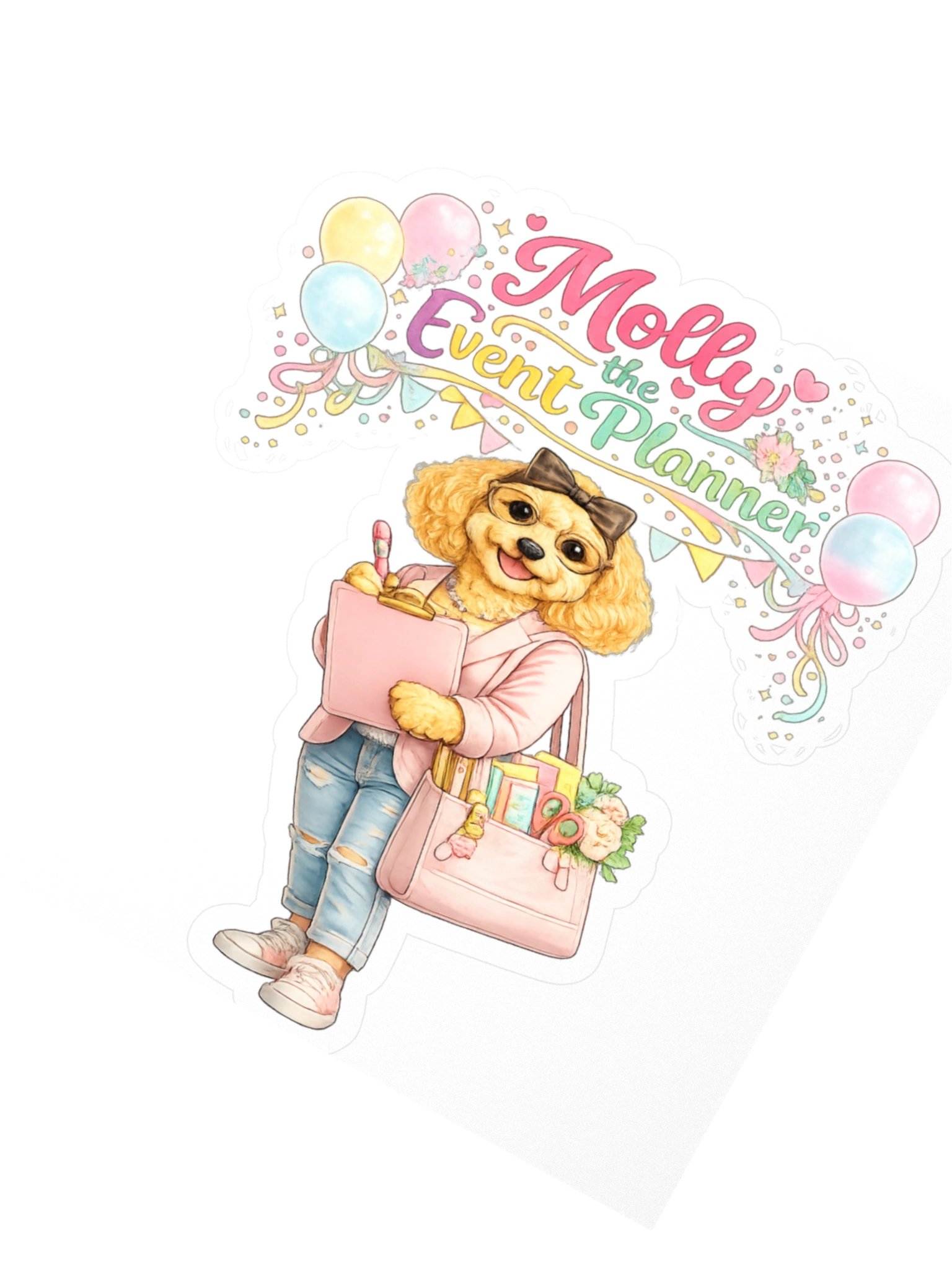 Molly the Event Planner Kiss Cut Sticker product image (2)